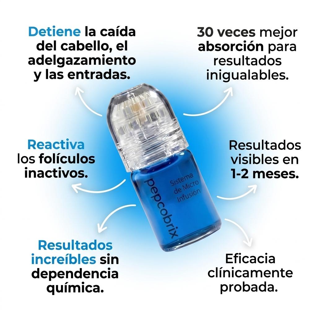 Pepcobrix Sistema para el Crecimiento del Cabello
